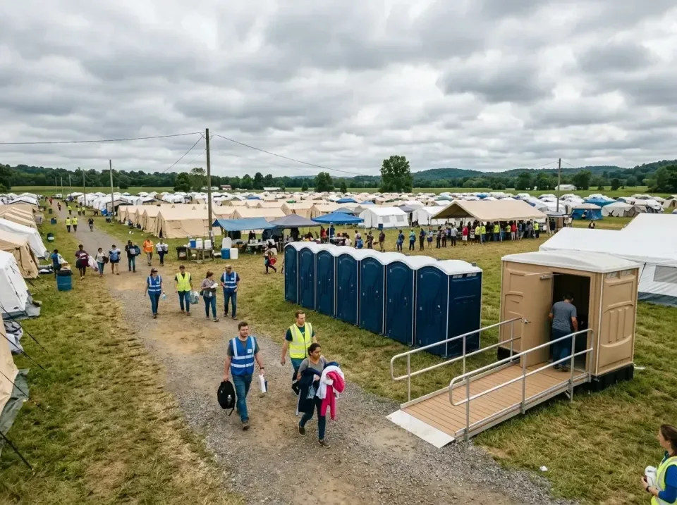 disaster-relief-camp-restrooms-010 — frequently asked questions, Dumpster & Portable Bathrooms Rental in Rancho Mirage, CA